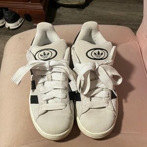 adidas Originals Campus 00s Crystal White & Core Black Skate Shoes